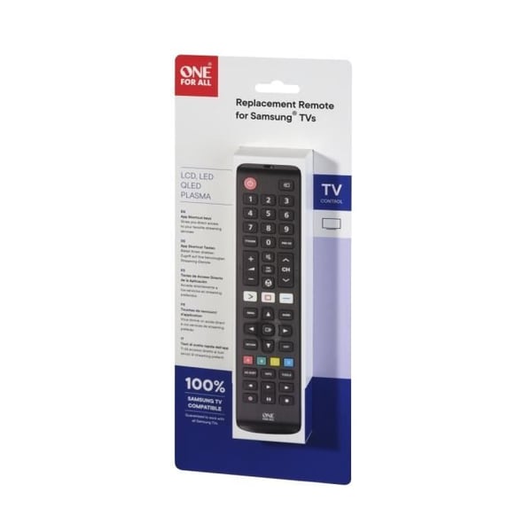 ONE FOR ALL URC4910 - Samsung-television kaukosäätimen vaihto
