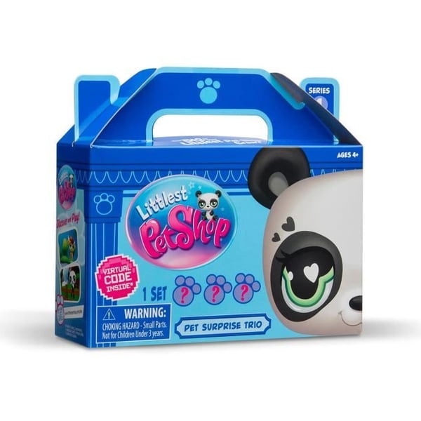 BANDAI - Littlest Pet Shop - 3 overraskelseskæledyr - Små dyr at samle på - BF00568