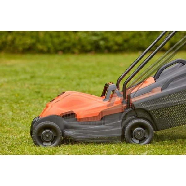 1200 W:n 32 cm:n johdollinen sähköruohonleikkuri - BLACK+DECKER - BEMW451-QS - 3 säädettävää korkeutta