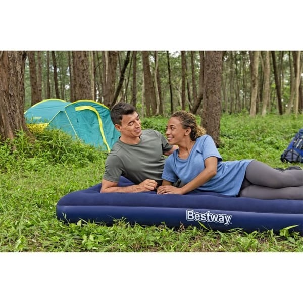 Oppustelig campingmadras - BESTWAY - 2 pladser - 1,91 m x 1,37 m x 22 cm