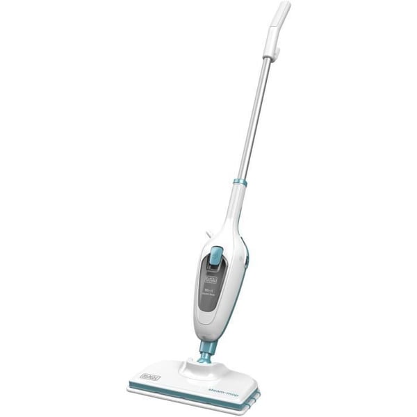 BLACK+DECKER - FSMH13E10-QW - Ångmopp med handhållen rengöring 1300W - 10 tillbehör medföljer - 4,8M kabel