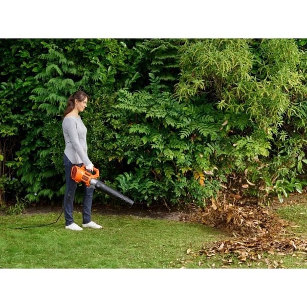 BLACK+DECKER sladdansluten axialblås - BEBL185-QS - 1850W - 2 justerbara hastigheter på handtaget