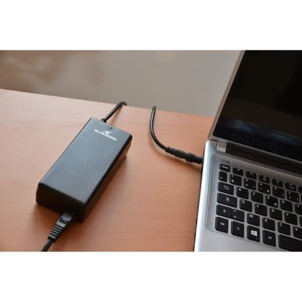 Oplader - BLUESTORK - Universal PC Oplader - 65W - 10 Tips - Universal - Sort