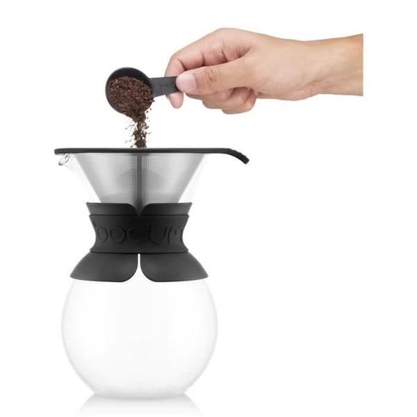 KAADA YLI - BODUM-kahvinkeitin. Kestosuodatin ruostumattomasta teräksestä. 1,0 l. 8 kuppia.