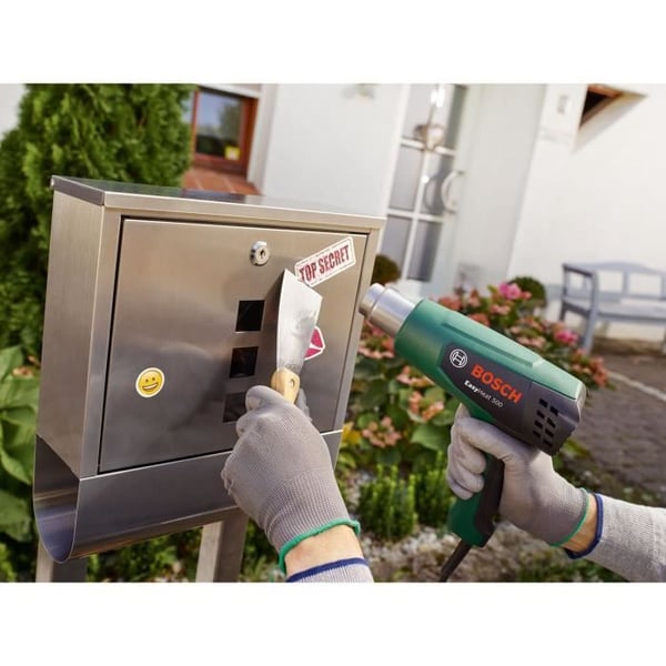 Bosch värmepistol - EasyHeat 500 (1600W. luftflöde: 240 / 450 l/min. temperatur: 300/500°C)
