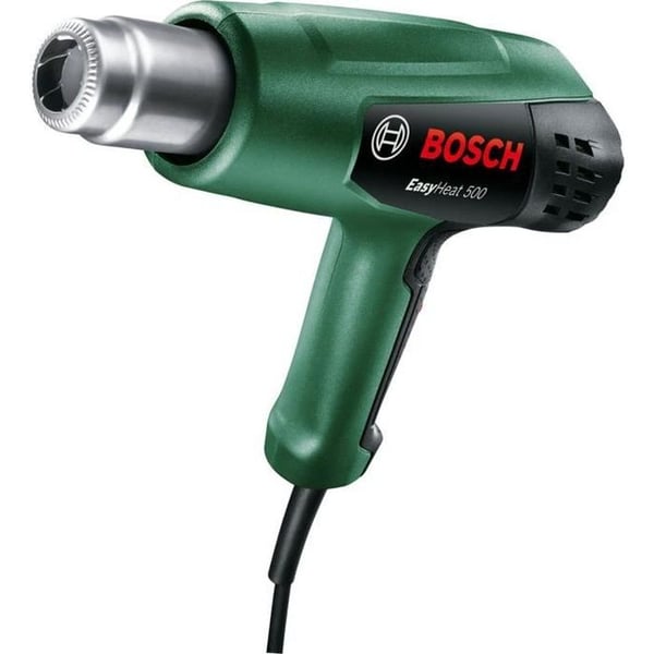 Bosch varmepistol - EasyHeat 500 (1600W. luftstrøm: 240 / 450 l/min. temperatur: 300/500°C)