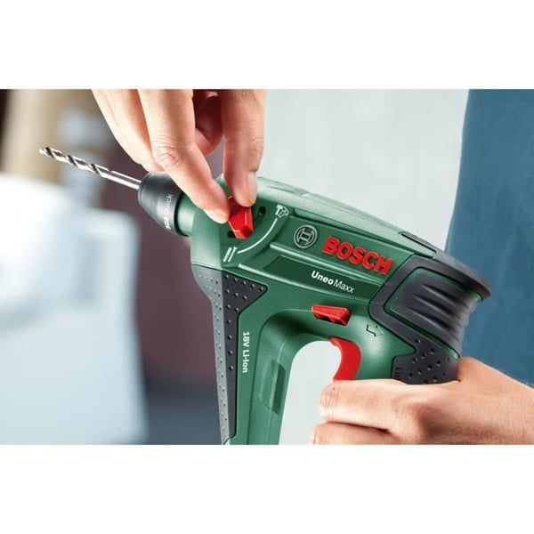Bosch akkuporakone - Uneo Maxx - SDS - 0,6 J - 10 mm - 18 V