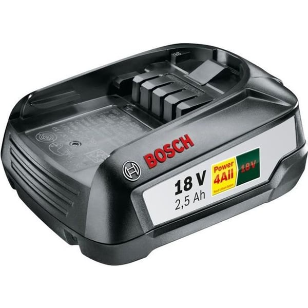 Bosch litium-ion-batteri - 18 V 2,5 Ah - Li-ion - Lang batterilevetid - Ingen hukommelseseffekt