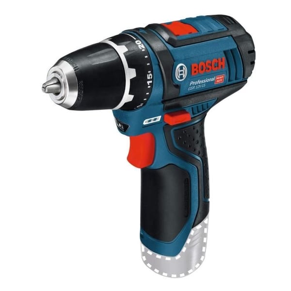 Bosch GSR 12V-15 + L-Boxx (Version kun med værktøj)