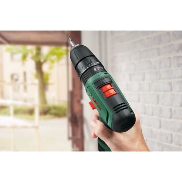Bosch EasyImpact 1200 slagboremaskine (2 x 12V batterier. 1 oplader. 1 dobbeltskruetrækkerbit) - PowerForAll