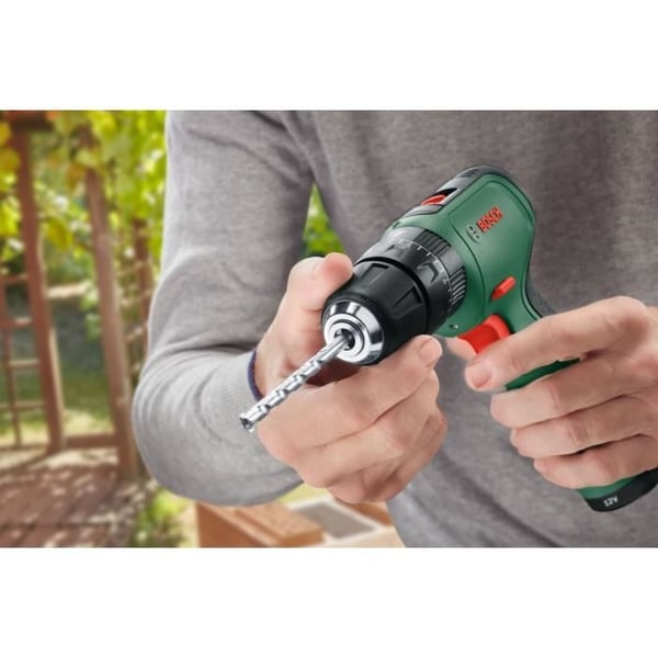 Bosch EasyImpact 1200 slagboremaskine (2 x 12V batterier. 1 oplader. 1 dobbeltskruetrækkerbit) - PowerForAll