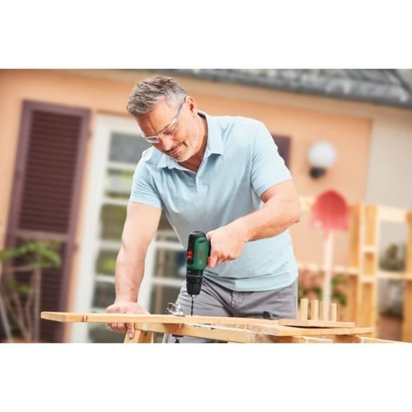 Bosch EasyImpact 1200 slagboremaskine (2 x 12V batterier. 1 oplader. 1 dobbeltskruetrækkerbit) - PowerForAll