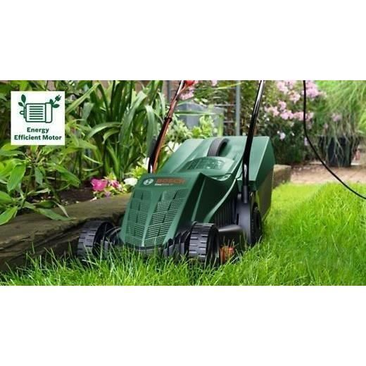 Bosch UniversalRotak 34V-26 Plæneklipper (1300 W. Klippebredde: 34 cm. 40 liters græsopsamler)