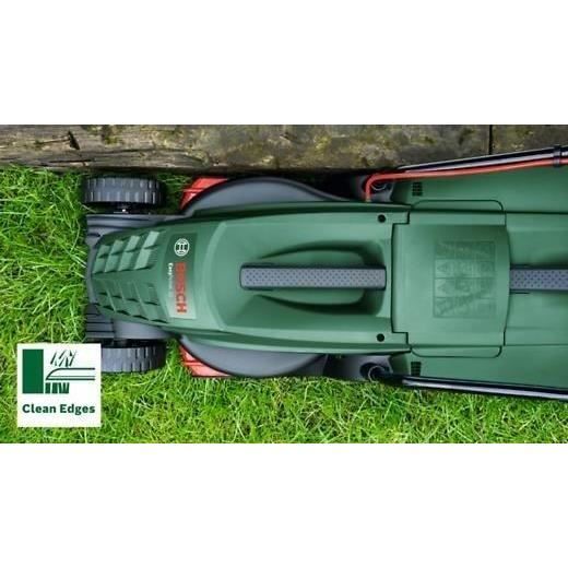 Bosch UniversalRotak 34V-26 Plæneklipper (1300 W. Klippebredde: 34 cm. 40 liters græsopsamler)