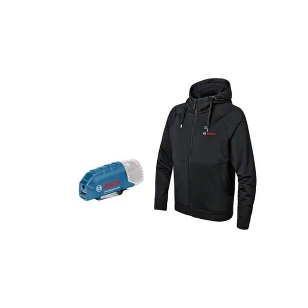 Bosch Professional GHH 12+18V XA + GAA 12V-21 lämmitettävä takki (ilman akkua tai laturia) koko M - 06188000ER