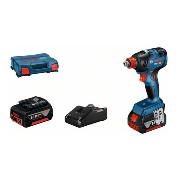 Bosch Professional GDX 18V-200 2x4.0Ah LC iskuporakone - 200 Nm - 4000 iskua/min - 06019J2206
