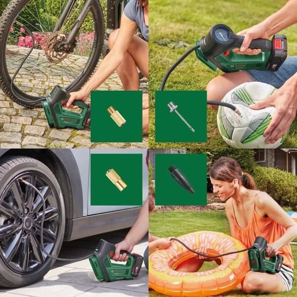 Bosch UniversalPump 18V batteridrevet kompressor (leveres uden batteri eller oplader)