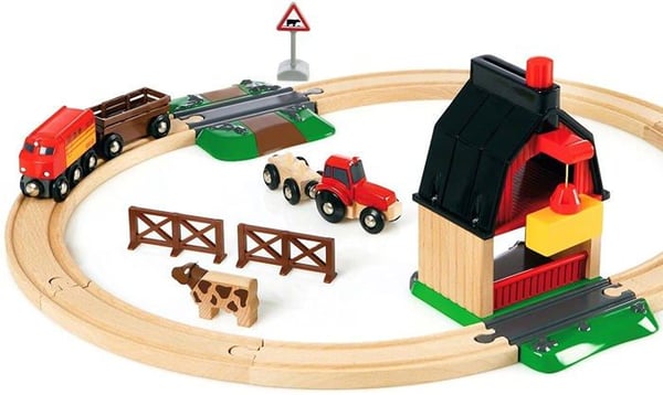 BRIO Puinen Maatilasetti - 20-osainen Täydellinen Setti - Ravensburger