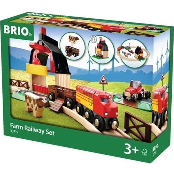 BRIO Puinen Maatilasetti - 20-osainen Täydellinen Setti - Ravensburger BRIO Puinen Maatilasetti - 20-osainen Täydellinen Setti - Ravensburger