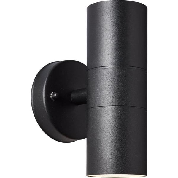 JANDY 2L udendørs væglampe sort metal/glas - BRILLIANT - GU10 max 18W IP44