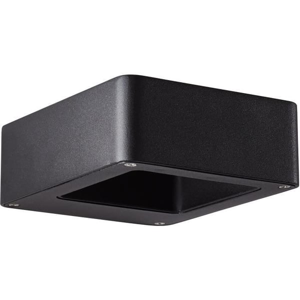 Utomhusvägglampa - BRILLIANT - GOLDA - LED 7W 660lm 3000K - Svart