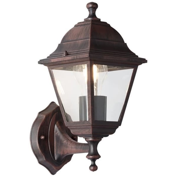 BRILLIANT NISSIE rustfarvet udendørs væglampe E27 1x60W