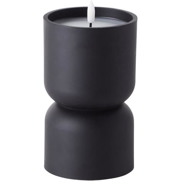 Udendørs bordlampe - BRILLIANT - LOVERE - Stearinlysform - Plastik - 3 W - Sort