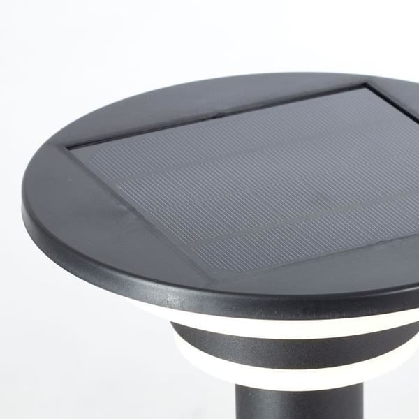 Utomhuspollare - BRILLIANT - GARVINA - LED och solcell - Rörelsedetektor - Rostfritt stål och plast - 4 W - Svart