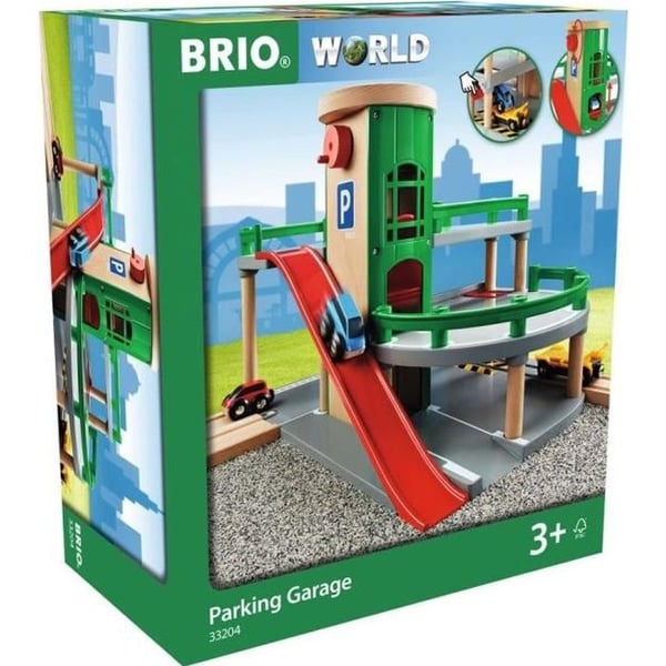 BRIO World Rail/Road Garage - Ravensburger - 3 tasoa - Sekalaiset 3-vuotiaista alkaen