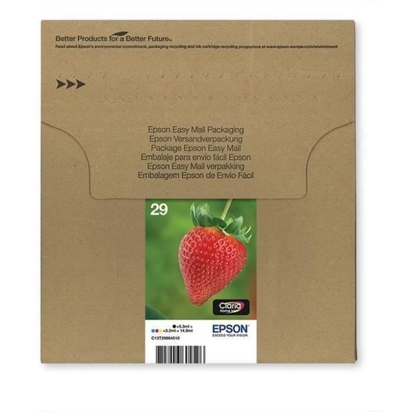 EPSON Multipack EasyMail T2986 - Jordgubb - Svart. Cyan. Gul. Magenta (C13T29864511)