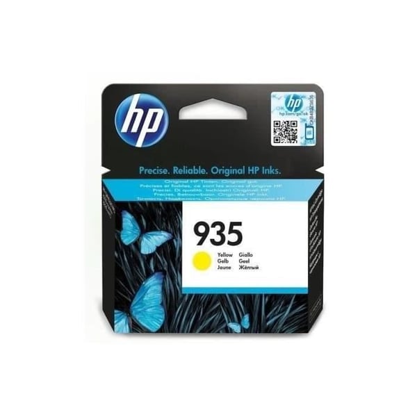 HP 935 keltainen alkuperäinen mustekasetti (C2P22AE) HP OfficeJet 6230/6820/6830 -tulostimiin