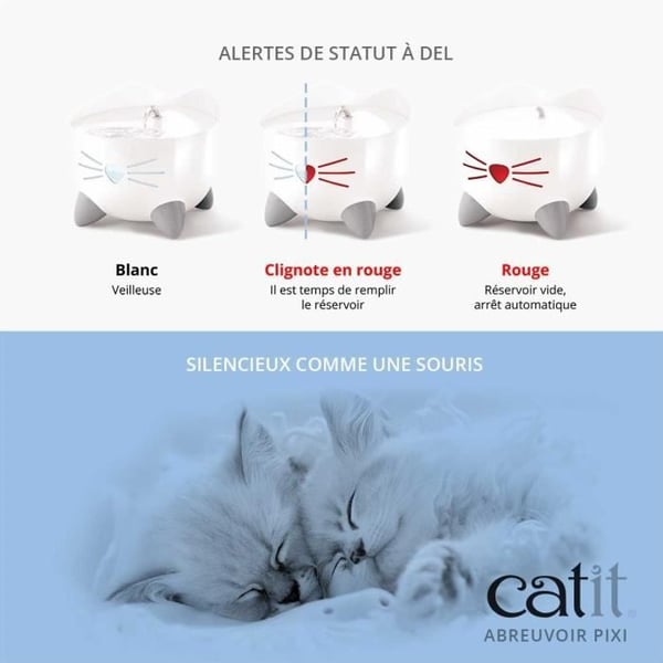CAT IT Automatisk kattvattenfontän - 2,5 L - Blå