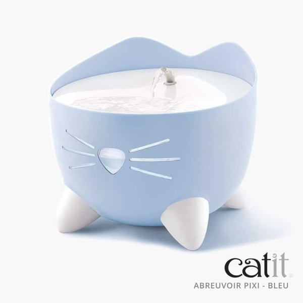 CAT IT Automatisk kattvattenfontän - 2,5 L - Blå