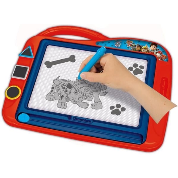 Magic Slate - Paw Patrol - Clementoni - Rød - Vægt 870 g - Fra 4 år