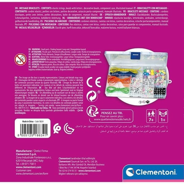 Clementoni - Crazy Chic - Meddelandearmband