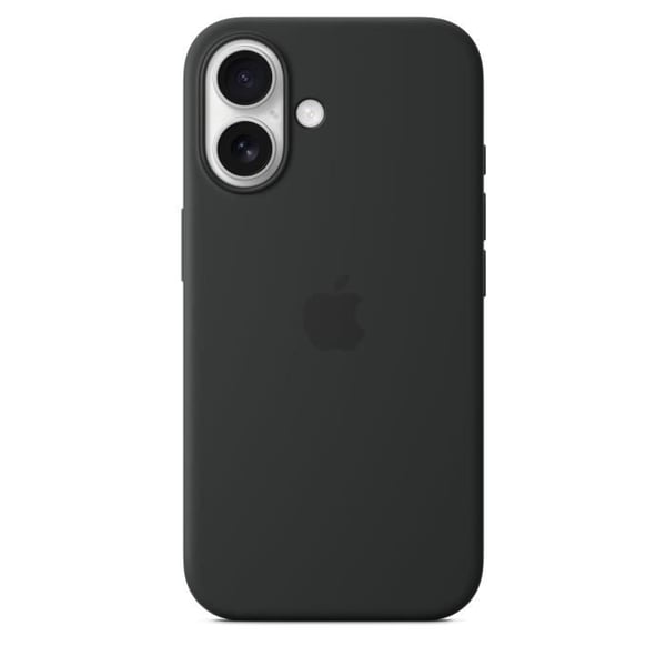 APPLE iPhone 16 - Silikone-etui med MagSafe - Sort