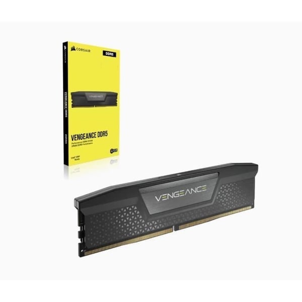 RAM-hukommelse - CORSAIR - Vengeance DDR5 - 32GB 2x16GB DIMM - 6400 MHz - 1.40V - Sort (CMK32GX5M2B6400C32)