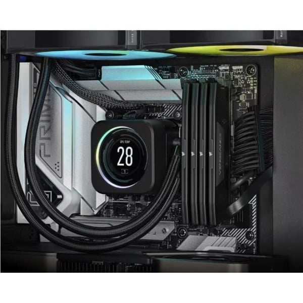 RAM-hukommelse - CORSAIR - Vengeance DDR5 - 32GB 2x16GB DIMM - 6400 MHz - 1.40V - Sort (CMK32GX5M2B6400C32)
