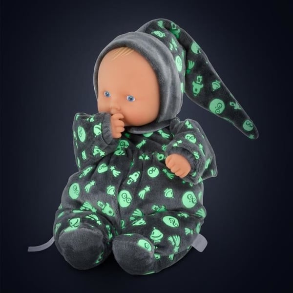 Min Doudou COROLLE - Babipouce lyser i natten - 28 cm - vaniljdoft - från födseln