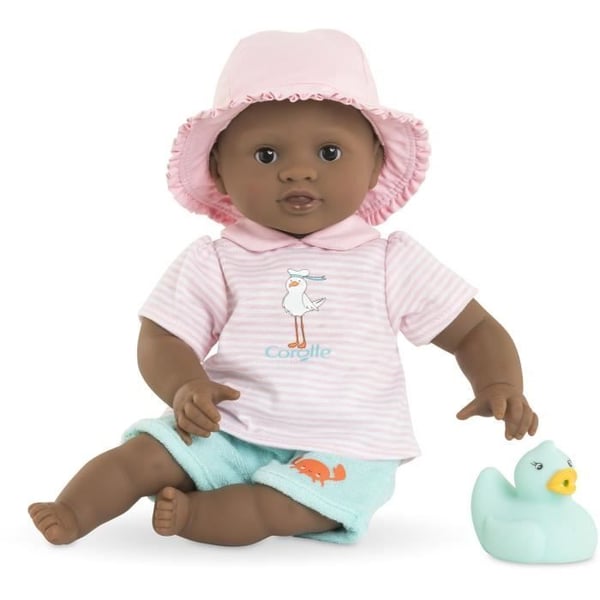 Babydukke - COROLLE - Alyzée babybadekar - 30 cm - badelegetøj - fra 18 måneder