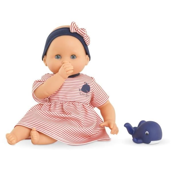Babydukke - COROLLE - Calypso badebaby - 30 cm - badelegetøj - fra 18 måneder