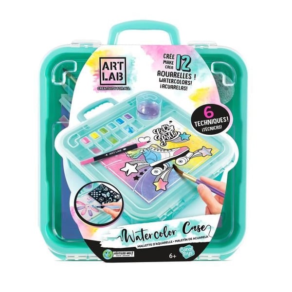 Canal Toys - Kunstlaboratorium - Akvarelkasse - ART 012