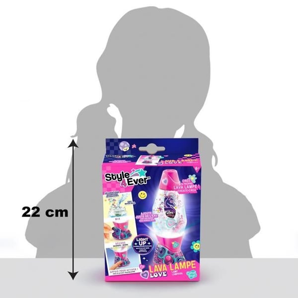 Minilaavalamppu DIY - CANAL TOYS - STYLE 4 EVER - OFG 234 - Vaaleanpunainen - Monivärinen - Lapsi