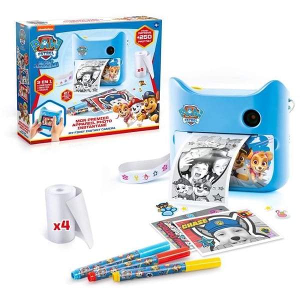 Paw Patrol Instant Kamera - Canal Toys - PPC 037 - Printer over 250 fotos Paw Patrol Instant Kamera - Canal Toys - PPC 037 - Printer over 250 fotos