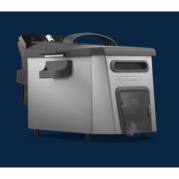 DELONGHI F44510CZ FamilyFry Semi-Professionel Elektrisk Frituregryde - Rustfrit Stål