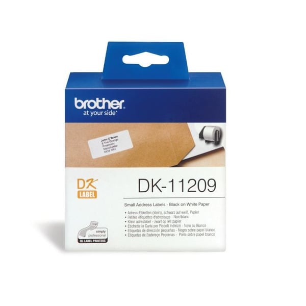 BROTHER P-TOUCH DK-11209 adresseetiketter - 29x62mm - 800 etiketter