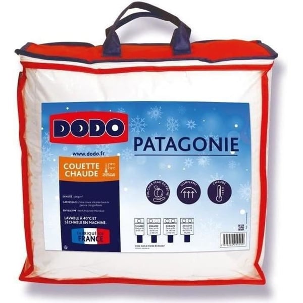 DODO Patagonia lämmin peitto valkoinen - 200x200 cm