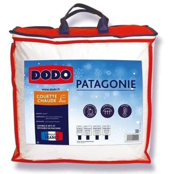 DODO Patagonia lämmin peitto valkoinen - 220x240 cm