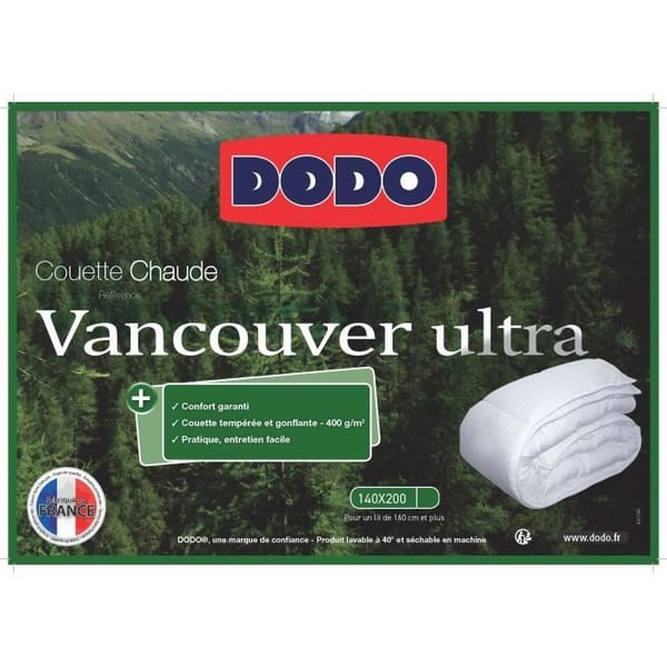 VANCOUVER DODO varm dyne - 140x200 cm - Ultra