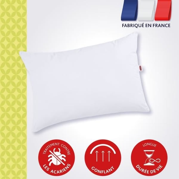 Kudde mot dammkvalster 50x70 cm - 100% polyester - DODO